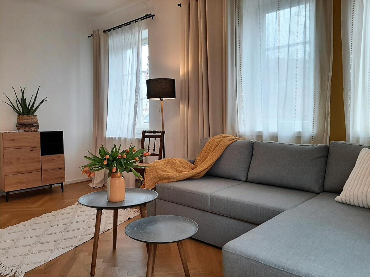 Apartment 4-6 Personen I 80Qm I Altstadt I Dachterasse I Parkplatz Straubing Bagian luar foto